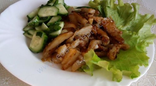 Жареный картофель с луком