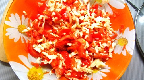 Салат-гарнир к жаренному мясу