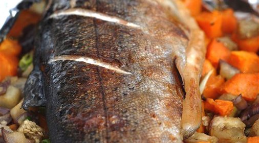 Запеченная в фольге рыба