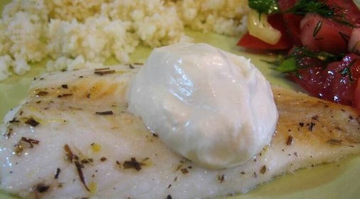 Рыба, запеченная в сливочном соусе