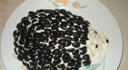Салат Ёжик с курицей