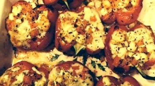 Болгарские перцы, запеченные с сыром