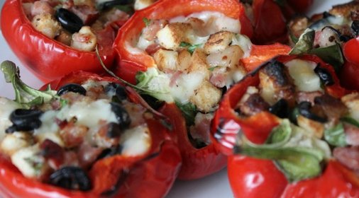 Паприка фаршированнная Итальянские мотивы