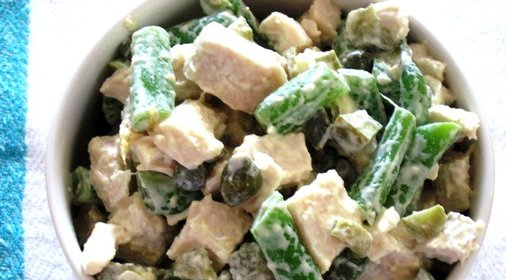 Французский куриный салат