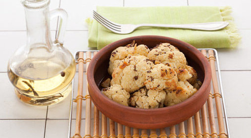 Запеченная цветная капуста с горчицей