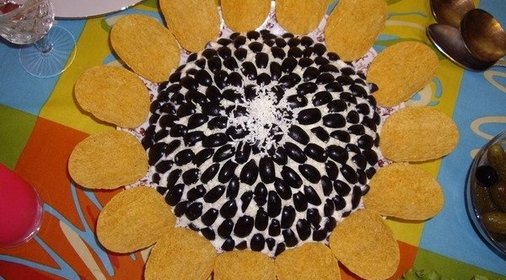 Салат «Подсолнух»