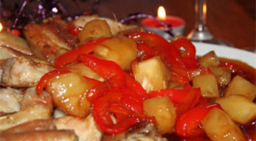 Кисло-сладкие свиные ребра по-китайски