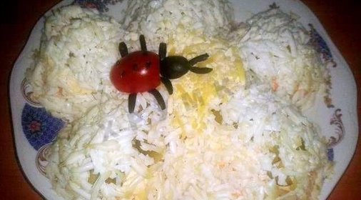 Салат Ромашка