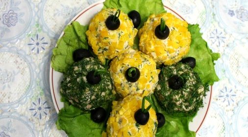 Салат Новогодние шарики