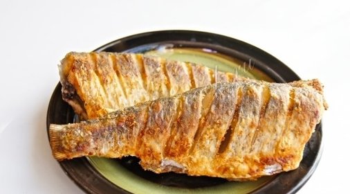 Плотва жареная