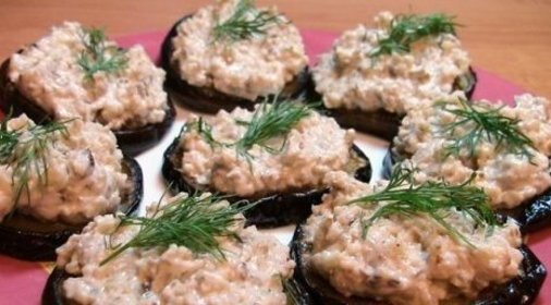 Баклажаны с грецким орехом