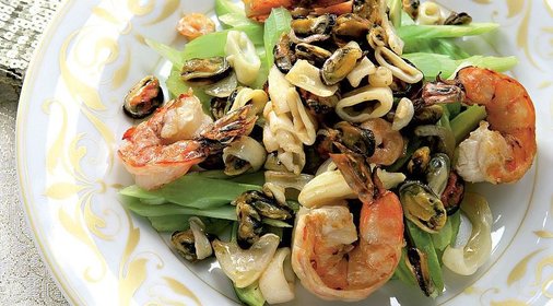 Салат с грейпфрутом