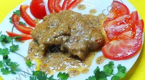 Мясо по-грузински с орехами