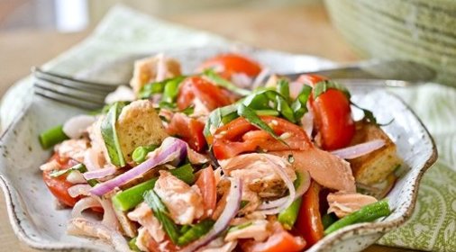 Салат с семгой на Новый Год