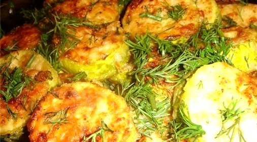 Фаршированные кабачки в кляре
