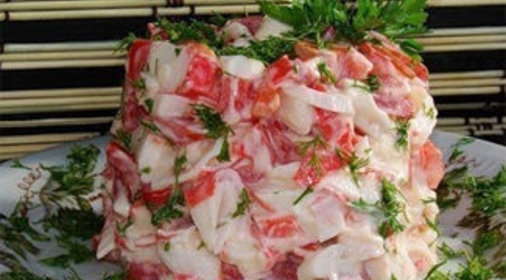 Салат Красное море