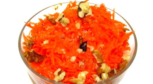 Морковный салат с апельсином
