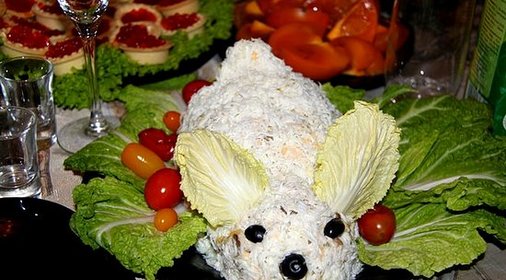 Салат Пасхальный кролик