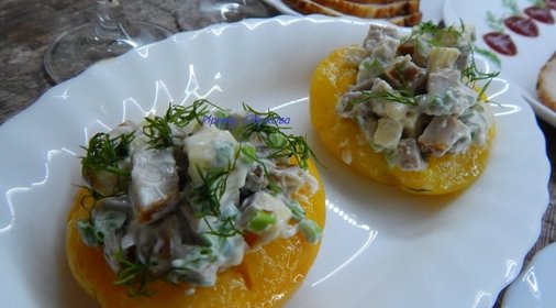 Фаршированные персики
