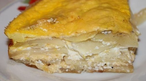 Картофель с молоком в духовке