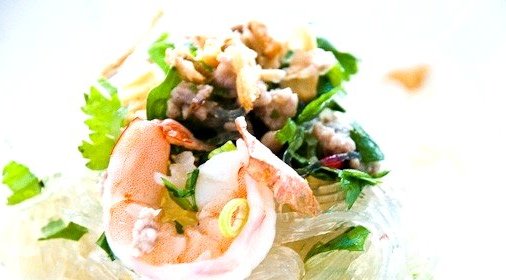 Салат с лапшой