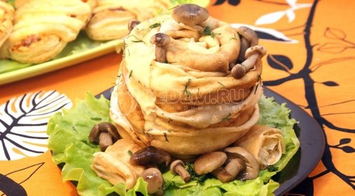 Салат с рисом и апельсинами по-японски