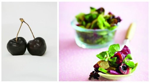 Салат с черешней и курицей