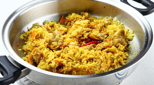 Салат с картофелем и грибами