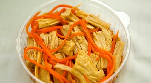 Салат из спаржи по-корейски