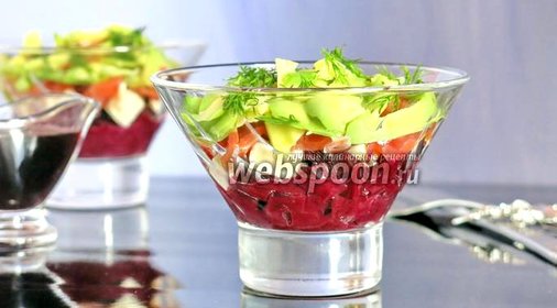 Салат со свёклой и фейхоа