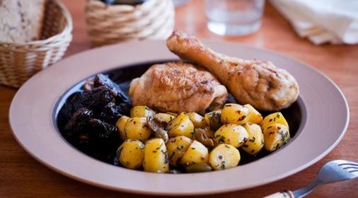 Курица с картошкой