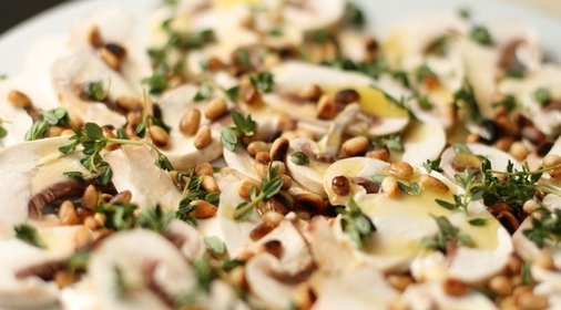 Салат с шампиньонами