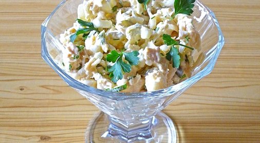 Салат с сельдереем и курицей