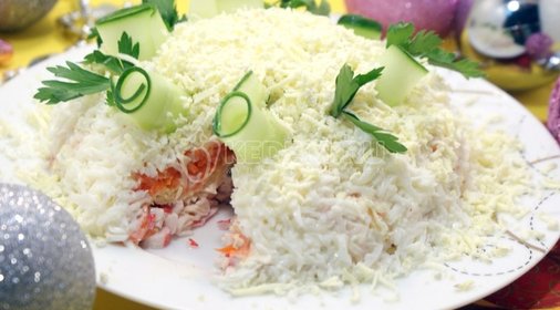 Новогодний салат «Нежность»