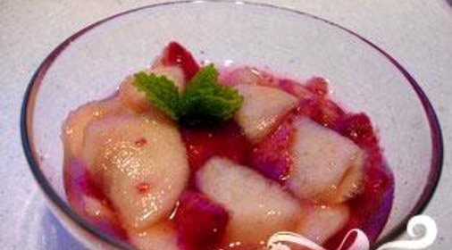 Мятно-персиковый салат