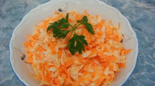 Витаминный салат с дайконом