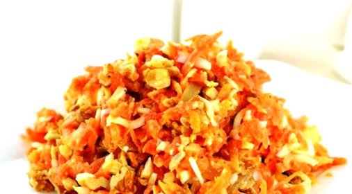 Салат из вареной моркови