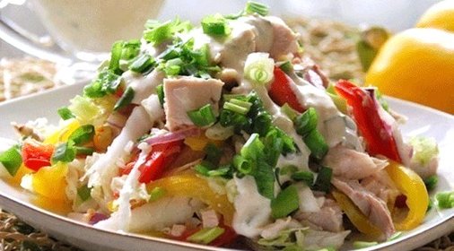 Салат Курочка-Снегурочка