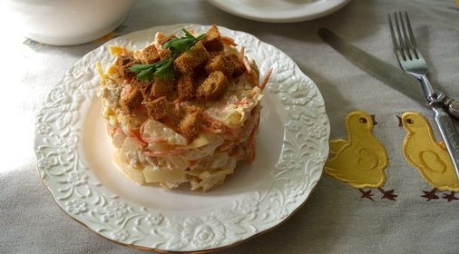 Салат Озорной цыпленок