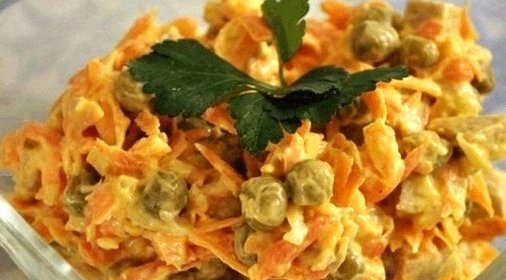 Салат Купеческий со свининой