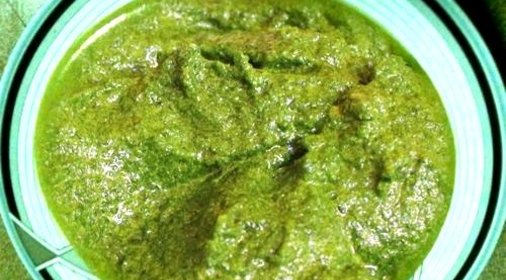 Пюре из шпината