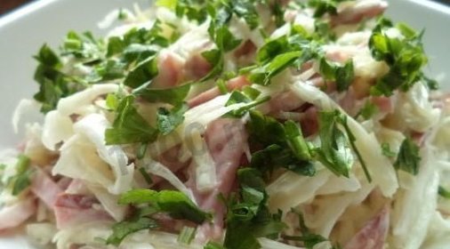 Капустный салат Нежность