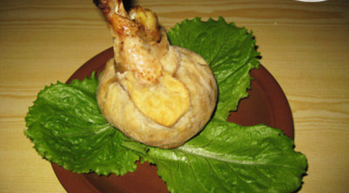 Куриная голень в мешочке