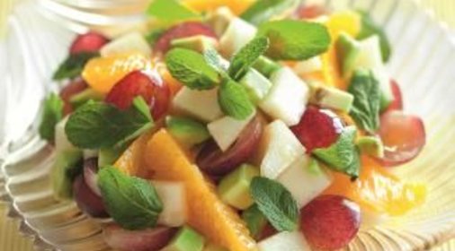 Фруктовый салат с розмариновым медом