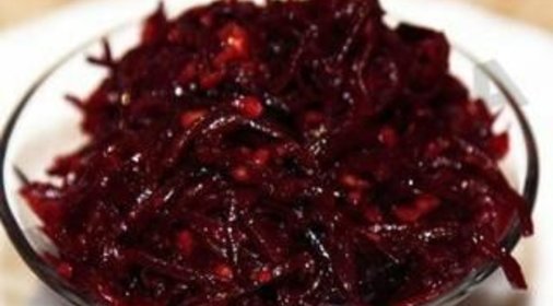 Свекольный салат из вареной свеклы
