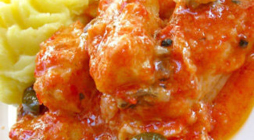 Баккала под соусом