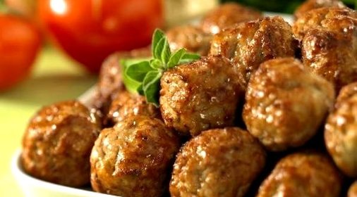 Шарики из говядины жареные с овощами по‑армянски