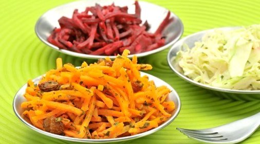 Морковный салат с изюмом и апельсиновым ароматом