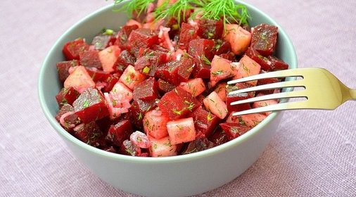 Салат из говяжьего языка с гранатом