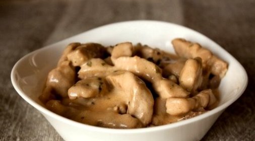 Говядина в сливках в мультиварке